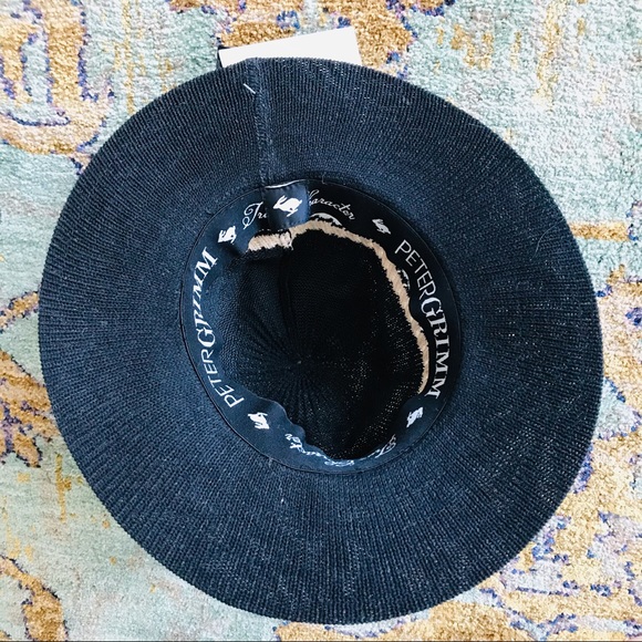 DAILY DEAL! NWT PETER GRIMM True Character Black Knit HAT O/S - Picture 6 of 16